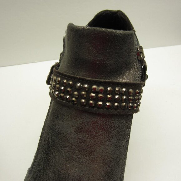 IMAC Vera Pelle Ankle Boot Women's EU38/US 7.5 Made in Italian/with side zip - Picture 6 of 12